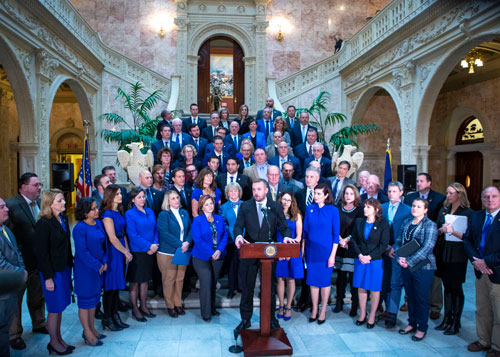 On Wednesday, Jan. 22, House Majority Leader Bryan Cutler (R-Lancaster) highlighted the timeliness of a press conference about human trafficking hosted by House Republicans. With the Superbowl – the biggest human trafficking event of the year – less than two weeks away, the House prepares to move a package of bills designed to push human trafficking from the Commonwealth.